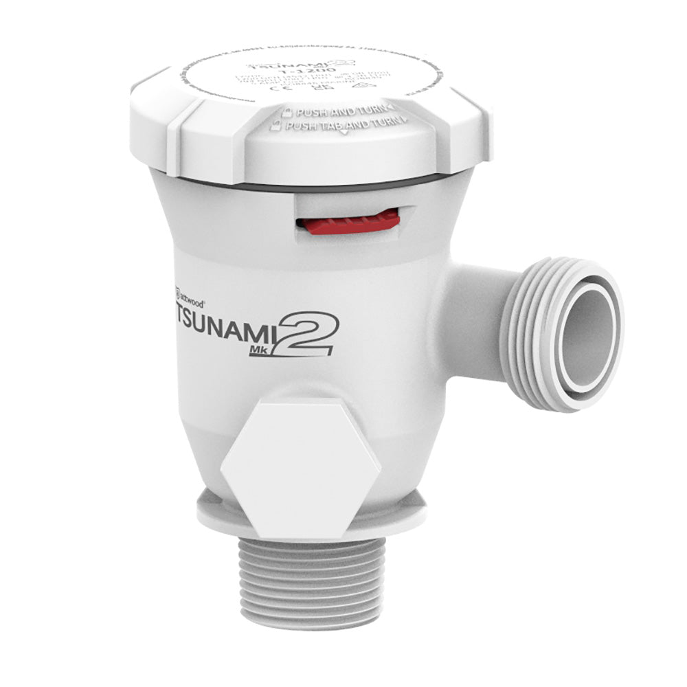 Attwood Tsunami Mk2 T1200 Aerator 12V 1 NPT Inlet 56634