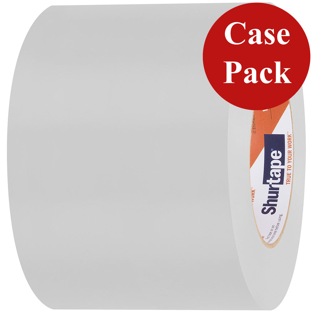 Shurtape UVResistant Marine Heat Shrink Tape 96MM x 55M Roll Straight Edge White Case of 12 Rolls 105734C