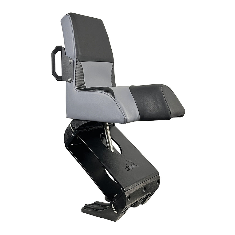Shark EPIC Seat wFlex Suspension Grey Vinyl Regular Handle FEAX1000G