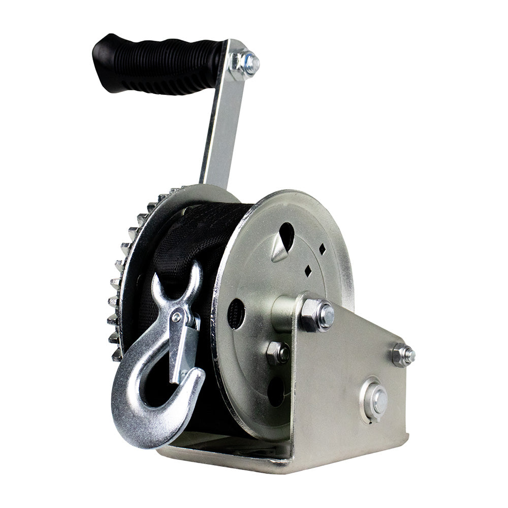 Powerwinch Utility Series Winch 1200lb 6 Crank Arm Zinc 21500W12006ZR