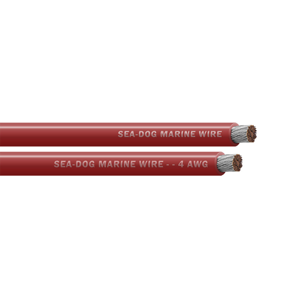 SeaDog 4 AWG Red Battery Cable 500 8004027