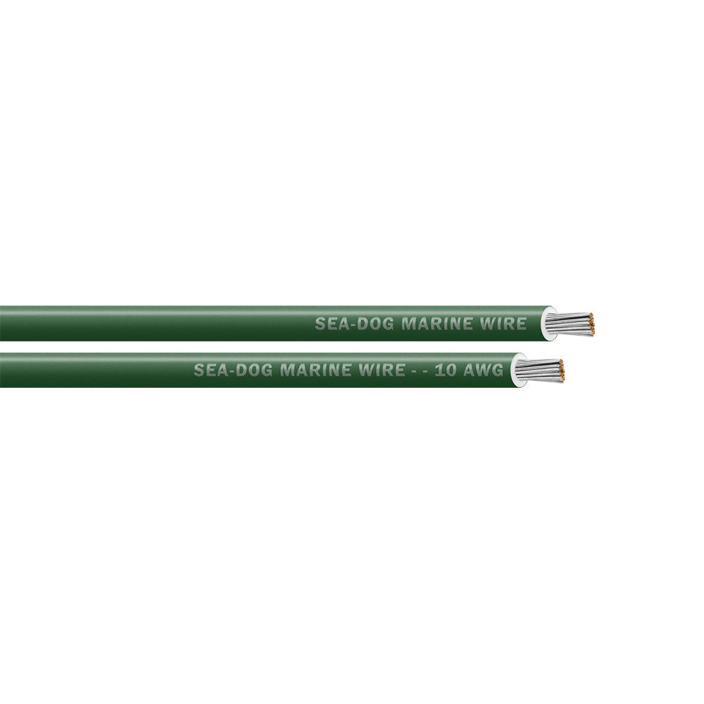 SeaDog 10 AWG Green Primary Wire 500 8010047