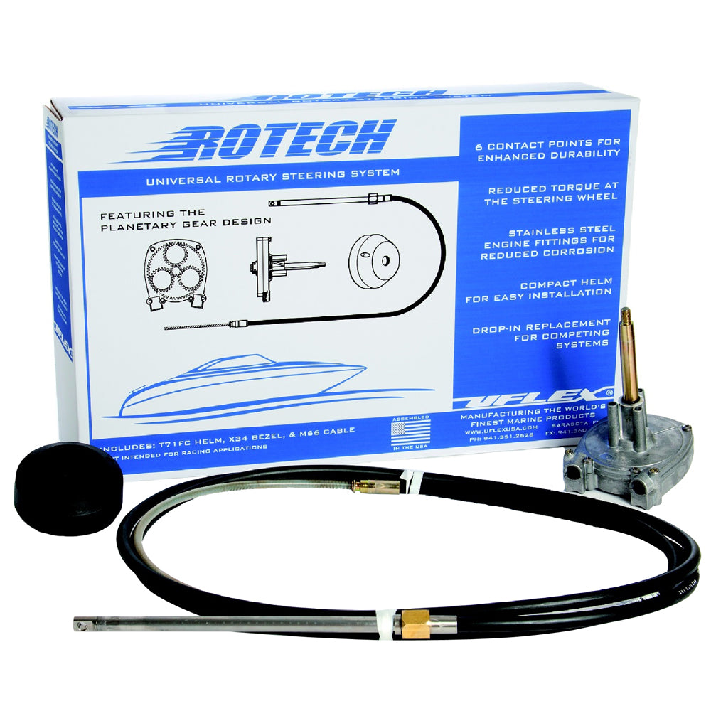 UFlex Rotech 16 Rotary Steering Package Cable Bezel Helm ROTECH16FC
