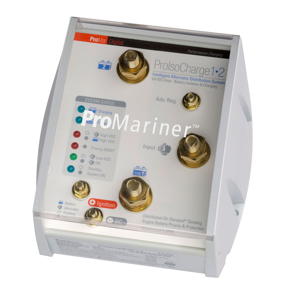 ProMariner ProIsoCharge Battery Isolator 180Amp 1Alt 2Bat 12V 23122