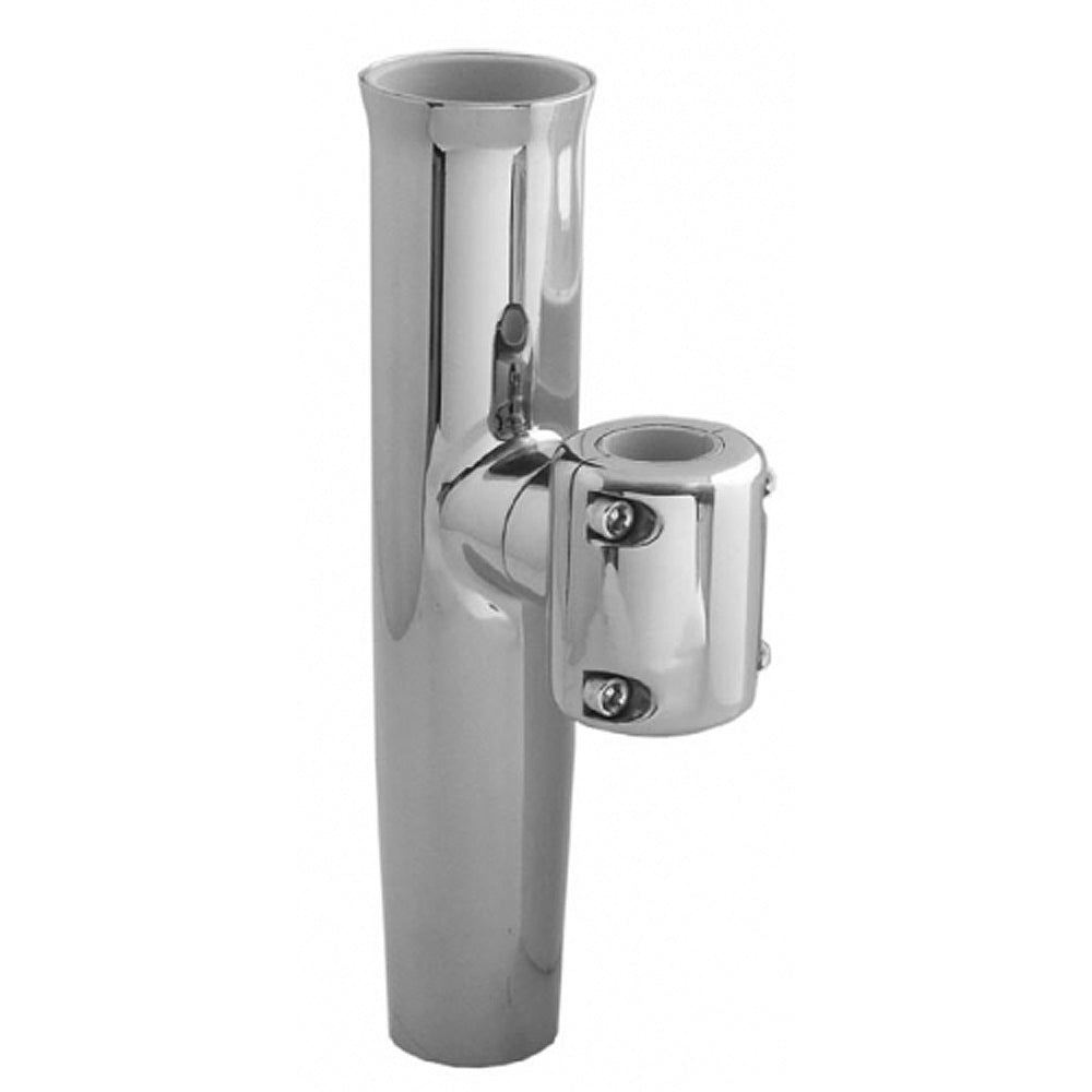 TACO Stainless Steel ClampOn Adjustable Rod Holder 1116 1516 OD Pipe 114 OD Tube F162623POL1