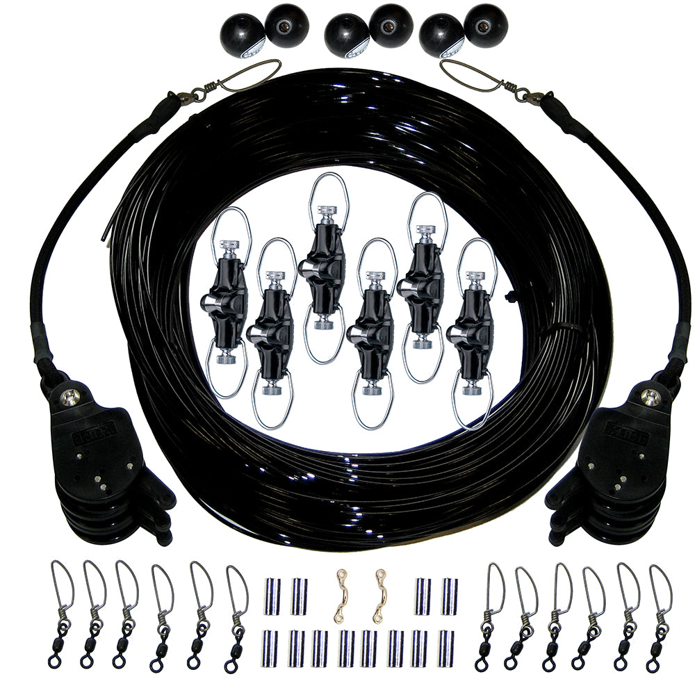 Rupp Triple Rigging Kit WLokUps NokOuts 460 Black Mono Cord CA0160MO