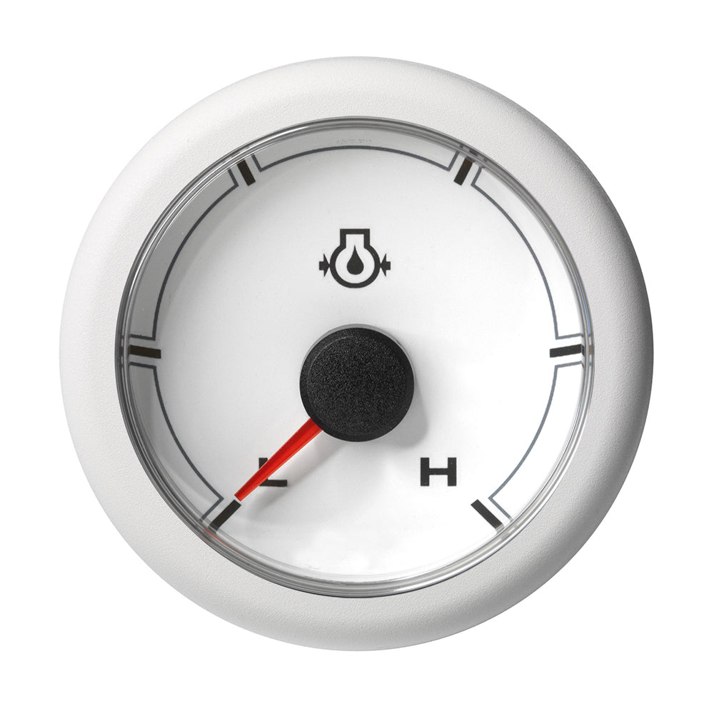 Veratron 52MM 2116 OceanLink Engine Oil Pressure Gauge LowHigh 150 PSI White Dial Bezel A2C1066030001