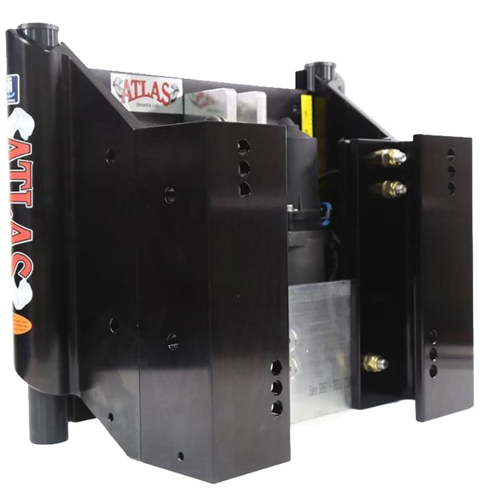 TH Marine ATLAS 6 Set Back Hydraulic Jack Plate Heavy Duty Black AHJ6VHDBDP