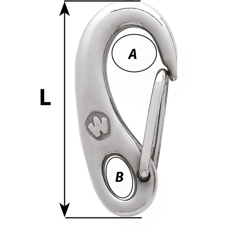 Wichard Safety Snap Hook 50mm 2480W
