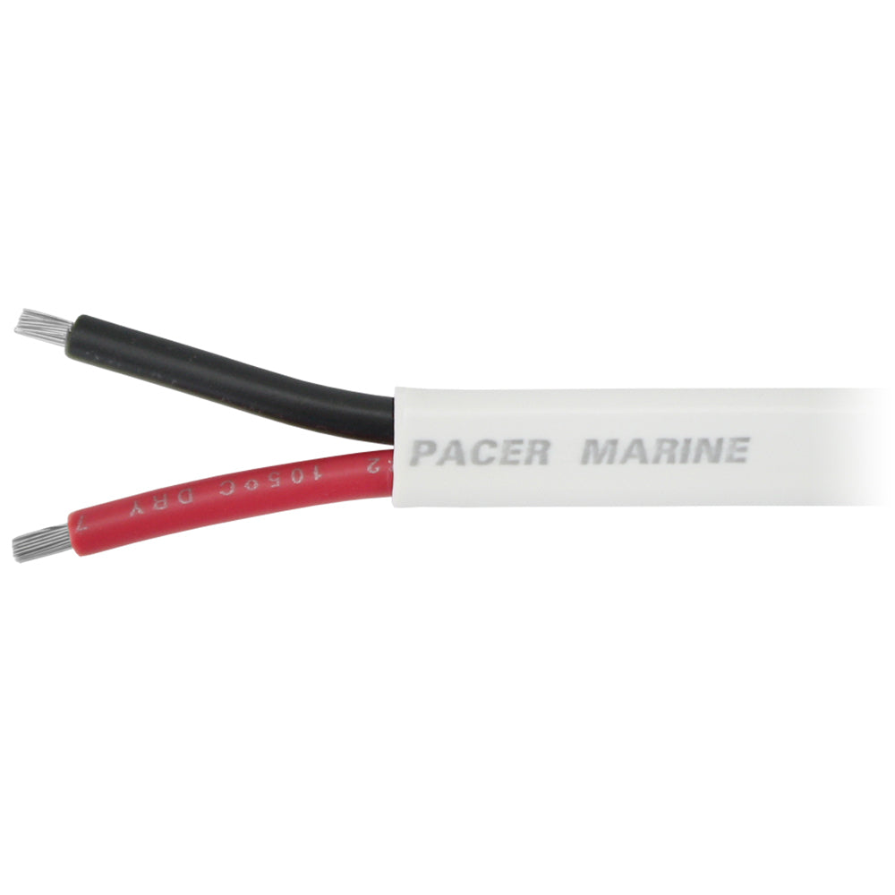 Pacer 142 AWG Duplex Cable Flat Cable RedBlack 250 W142DC250