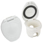 Scandvik Replacement White Cup  Cap fRecessed Shower 12104P