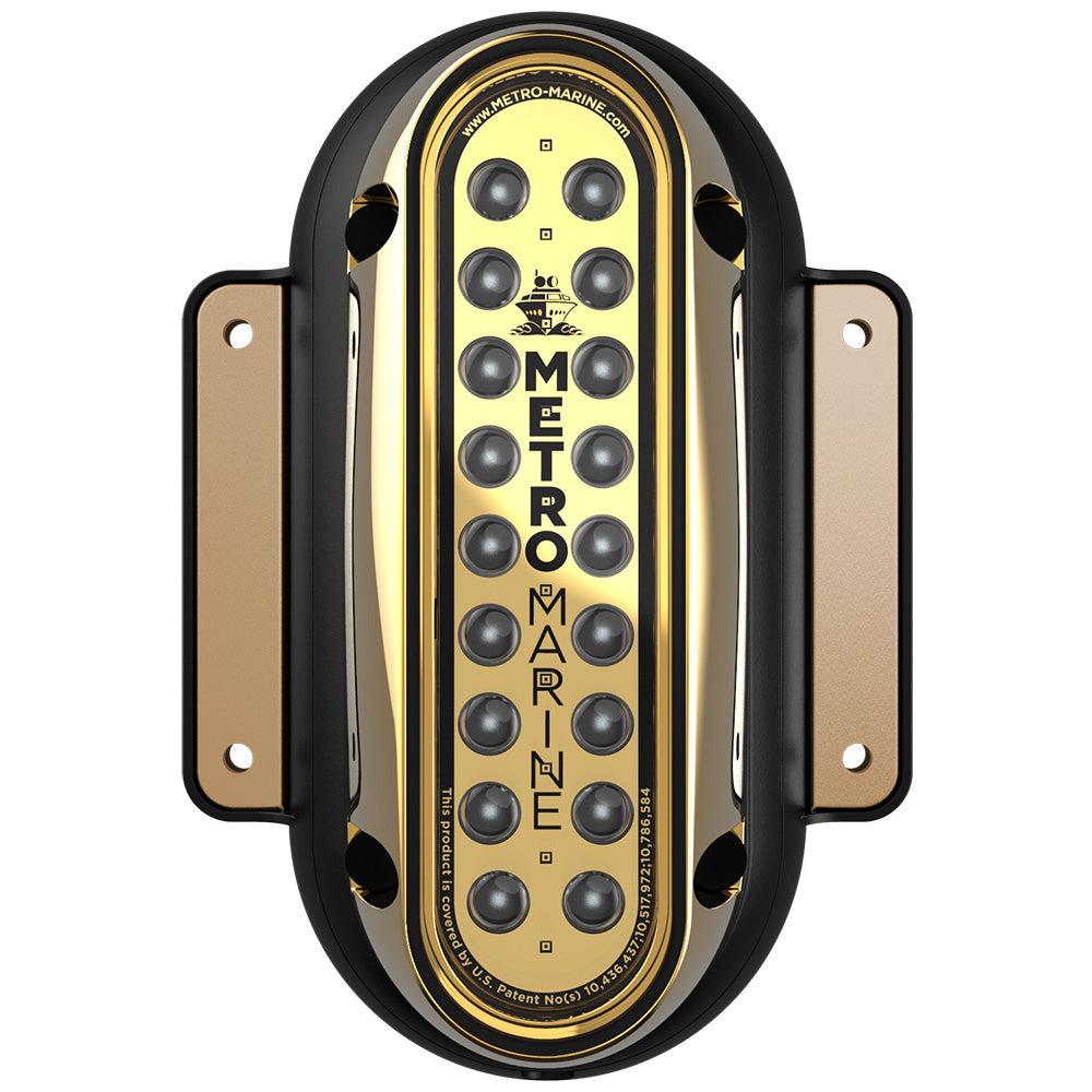 Metro Marine HighOutput Vertical Surface Mount Light wIntelligent Monochromatic LEDs  Green 90 Beam FSME1VG390