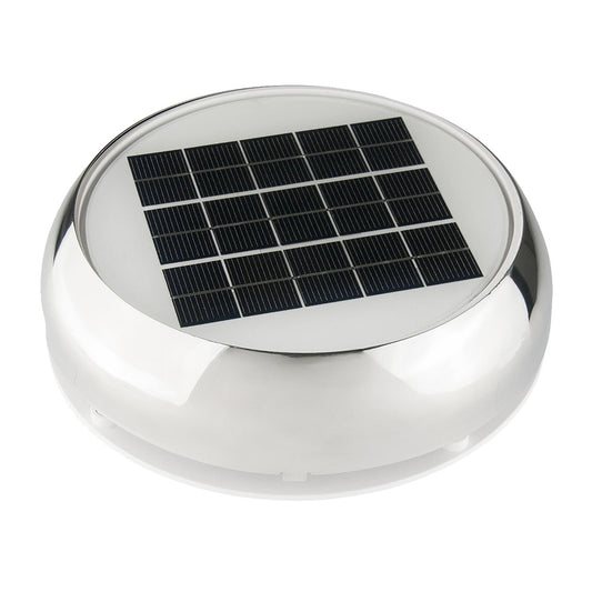 Marinco 3 DayNight Solar Vent  Stainless Steel N20803S