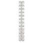 Pacer 40A Euro Style Terminal Block  12 Positions  5 Pack E400125