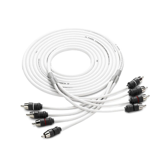 JL Audio 4 Channel 12 Marine Audio RCA Cable  XMDWHTAIC412 0101347400