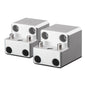 PTM Watersports Board Rack Mount  4 Bolt  Silver  Pair P131681400TEBCL