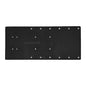 Sea Brackets 18 Straight Trolling Motor Plate  Black SEA2324BLK