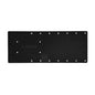 Sea Brackets 18 Straight Trolling Motor Plate fGarmin Kraken  Black SEA2302BLK