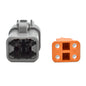 Bluewater 4 Position DTP Female Connector wWedge Lock DTP064S