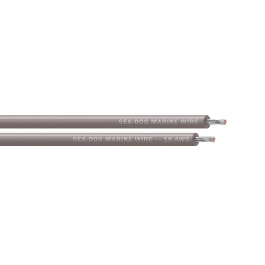 SeaDog 18 AWG Grey Primary Wire  500 8018117
