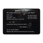 SafeTAlert 25 Series Surface Mount Dual Carbon MonoxidePropane Alarm  12V Hardwire  Black 25741BL
