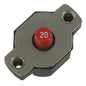Egis 20A Push Button Circuit Breaker  Reset Only 471220