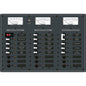 Blue Sea 8084 AC Main 6 PositionsDC Main 15 Positions Toggle Circuit Breaker Panel  White Switches 8084