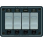 Blue Sea 8262 Waterproof Panel 4 Position  Slate Grey 8262