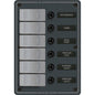 Blue Sea 8053 Slate Grey  6 Position  Vertical 8053
