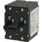 Blue Sea 7241 ASeries Double Pole Toggle  50A  Black 7241