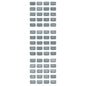 Blue Sea 8217 Grey Small Format Label Kit  60 Labels 8217