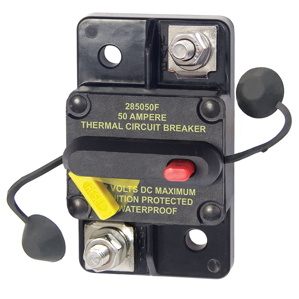 Blue Sea 7183 50 Amp Circuit Breaker Surface Mount 285 Series 7183