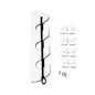 TACO 3Rod Poly Bungee Rod Holder Rack  White P03133W