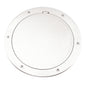 Beckson 6 Smooth Center PryOut Deck Plate  White DP61W