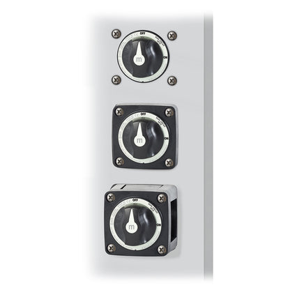 Blue Sea 6010200 Battery Switch Dual Circuit  Black 6010200