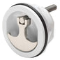 Whitecap Compression Handle  Nylon WhiteStainless Steel  NonLocking 6230WC
