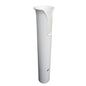 TACO Poly ThruBolt Rod Holder wMounting Holes  No Hardware  White P04011W
