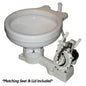Raritan Fresh Head  Fresh Water Flush  Manual  Marine Size  Right Hand Operation 25M00