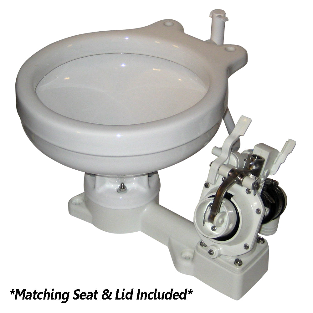 Raritan Fresh Head  Fresh Water Flush  Manual  Household Style  Right Hand Operation 25H00