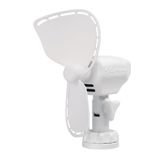 SEEKR by Caframo Ultimate 747 24V 2Speed 7 Fan wLighter Plug  White 747CA24WCS