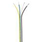 Ancor Ribbon Bonded Cable  164 AWG  BrownGreenWhiteYellow  Flat  100 154510