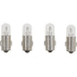 VDO Type A  White Metal Base Bulb  12V  4Pack 600802
