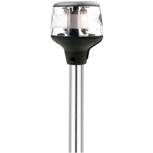 Attwood FoldDown Incandescent AnchorMasthead Light  20 Horizontal Composite Base  12V 7202P7