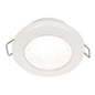 Hella Marine EuroLED 75 3 Round Spring Mount Down Light  White LED  White Plastic Rim  12V 958110511