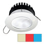 i2Systems Apeiron Pro A503  3W  Round  Warm White Red  Blue  White Finish A50331CBBRHE