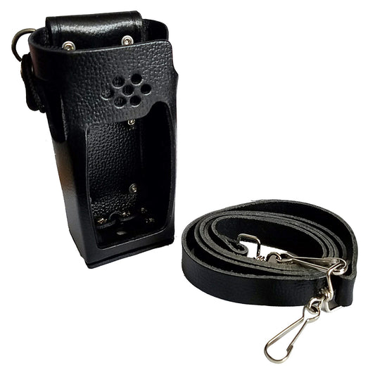 Standard Horizon Leather Case wBelt Loop  Shoulder Strap SHC18