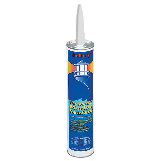 Sudbury Elastomeric Marine Sealant  10oz Cartridge  Clear 301