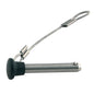 TACO Stainless Steel Pin  Lanyard wPlastic Knob F130244BN1