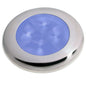 Hella Marine Polished Stainless Steel Rim LED Courtesy Lamp  Blue 980503221