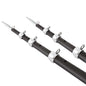 Tigress XD 3k Carbon Fiber Telescoping Outrigger Poles  18 feet  Matte Black Silver  Pair 886791